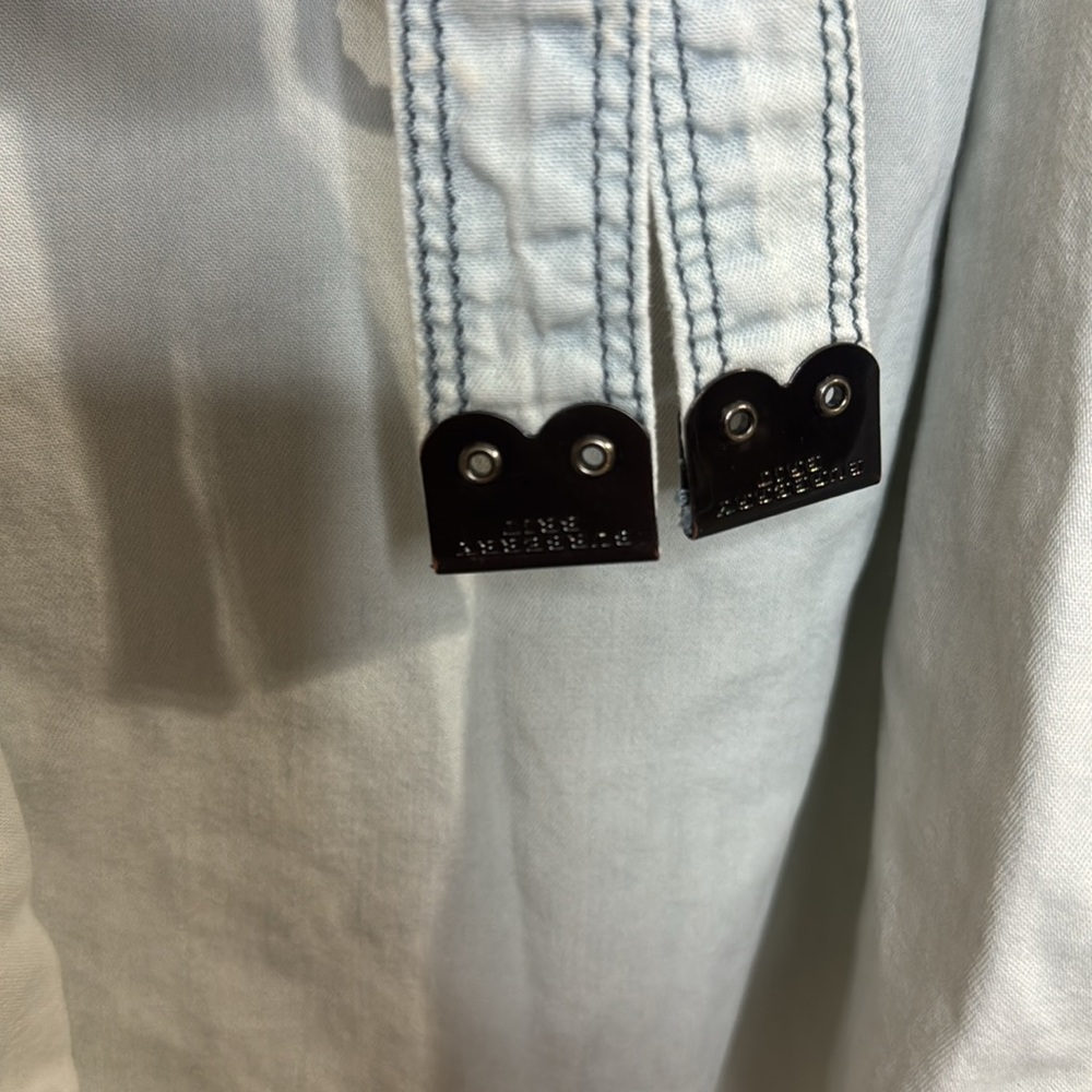 Burberry Brit Denim Shirt Dress Size 8 - Picture 4 of 5